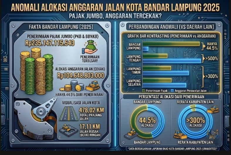 Anggaran Jalan Bandar Lampung