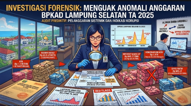 Menguak Dugaan Korupsi Miliaran Rupiah di BPKAD Lampung Selatan