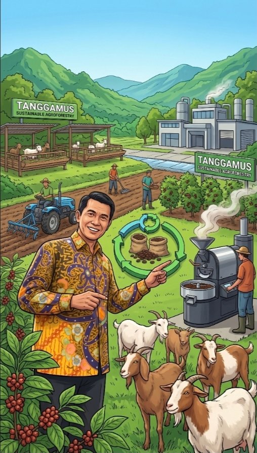 Lompatan Emas Perkebunan Tanggamus: Sinergi Tata Kelola, Ekonomi Sirkular, dan Hilirisasi Berkelanjutan