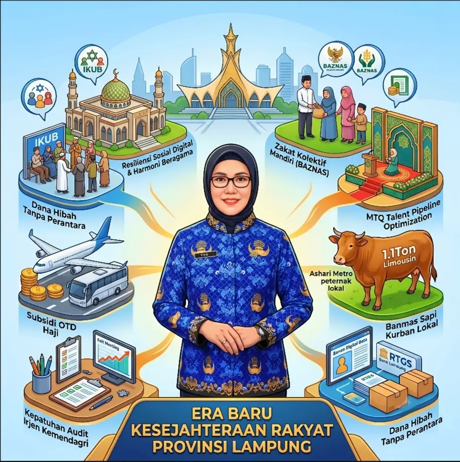 Wajah Baru Biro Kesra Lampung 2026: Pelayanan Makin Transparan, Bantuan Tepat Sasaran, dan Dorong Ekonomi Warga