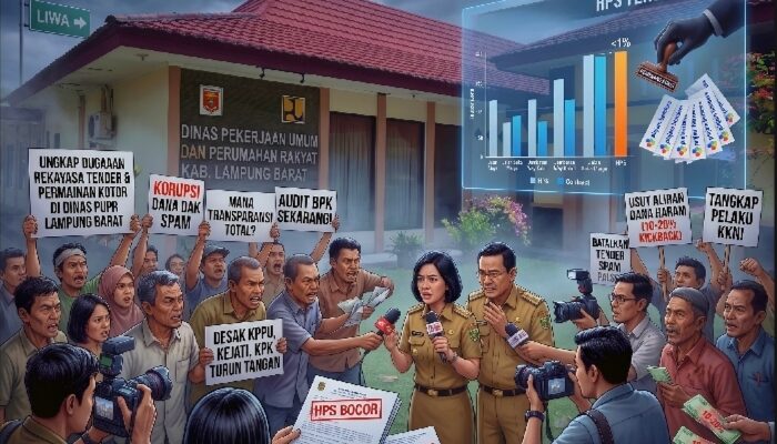 Ungkap Dugaan Rekayasa Tender dan Permainan Kotor di Dinas PUPR Lampung Barat