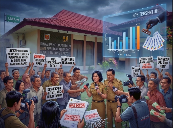 Ungkap Dugaan Rekayasa Tender dan Permainan Kotor di Dinas PUPR Lampung Barat
