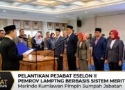 Pemprov Lampung Rombak Jajaran: 6 Pejabat Eselon II Resmi Dilantik Berbasis Sistem Merit
