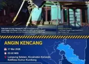 Diterjang Angin Kencang Dini Hari, Rumah Warga Sumur Kumbang Luluh Lantak, Kerugian Capai Rp30 Juta
