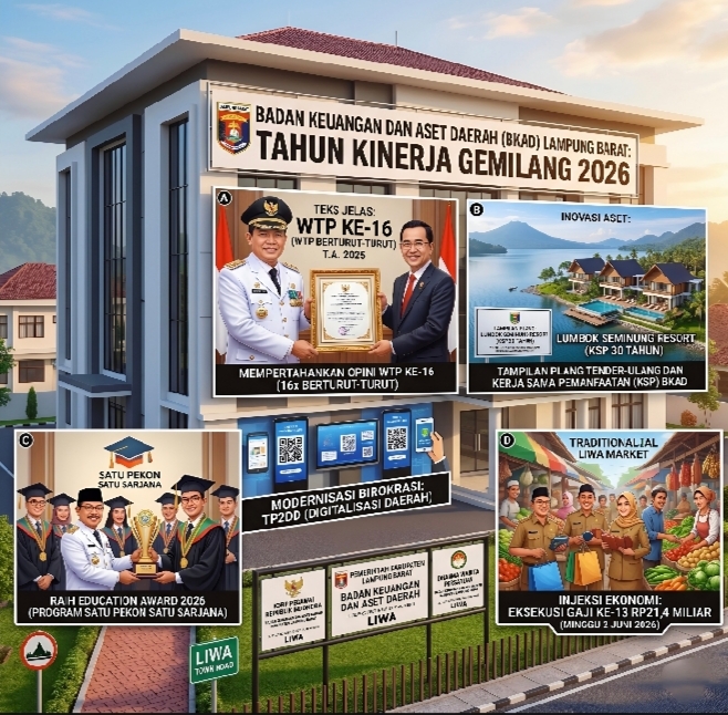 BKAD Lampung Barat Catat Kinerja Gemilang di 2026: Dari Opini WTP ke-16 Hingga Inovasi Pengelolaan Aset