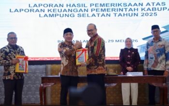 Cetak Rekor Satu Dekade! Pemkab Lampung Selatan Sukses Pertahankan Opini WTP ke-10 Berturut-turut dari BPK RI