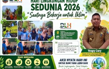 Saatnya Bekerja untuk Iklim: DLH Lampung Selatan Gelar Aksi Nyata Peringati Hari Lingkungan Hidup Sedunia 2026