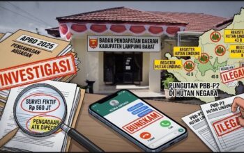 Dugaan Korupsi Bapenda Lampung Barat 2025: Skandal RUP dan Pajak Hutan Lindung