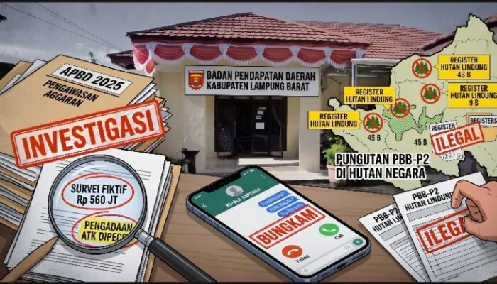 Dugaan Korupsi Bapenda Lampung Barat 2025: Skandal RUP dan Pajak Hutan Lindung