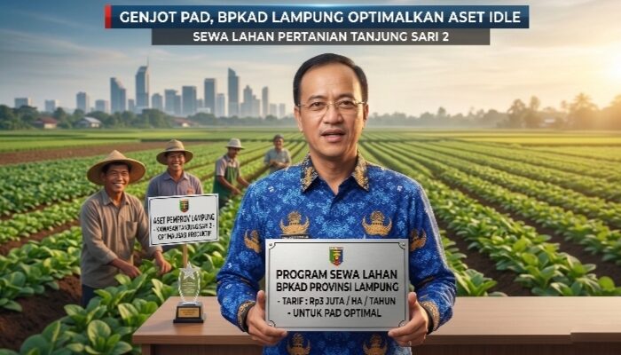 Genjot PAD, Pemprov Lampung Tertibkan Aset Tidur dan Patok Tarif Sewa Lahan Rp3 Juta per Hektare