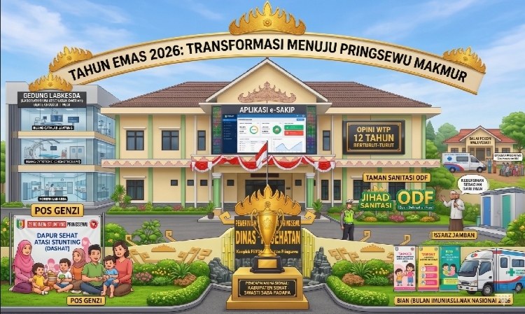 Jejak Gemilang 2026: Transformasi Emas Dinas Kesehatan Pringsewu Menuju Masyarakat MAKMUR