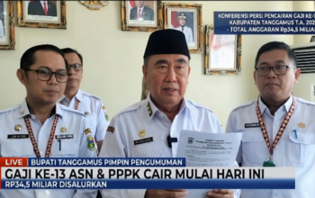 Pemkab Tanggamus Gelontorkan Rp34,5 Miliar untuk Gaji Ke-13 Ribuan ASN dan PPPK