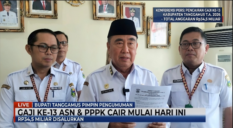 Pemkab Tanggamus Gelontorkan Rp34,5 Miliar untuk Gaji Ke-13 Ribuan ASN dan PPPK 1 Pemkab Tanggamus Gelontorkan Rp34,5 Miliar untuk Gaji Ke-13 Ribuan ASN dan PPPK