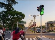 Telan Dana Rp1,6 Miliar, Akses Exit Tol Kalianda Kini Dilengkapi Lampu Lalu Lintas dan PJU Dekoratif