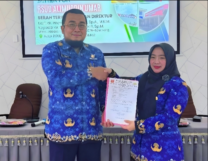 ‎dr. Seruni Era Lestari Resmi Jabat Plt. Direktur RSUD Alimuddin Umar