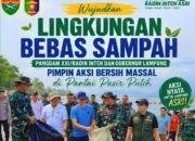 7 Ton Sampah Lenyap dari Pantai Pasir Putih! Aksi Turun Gunung Gubernur Lampung dan Pangdam Tuai Pujian