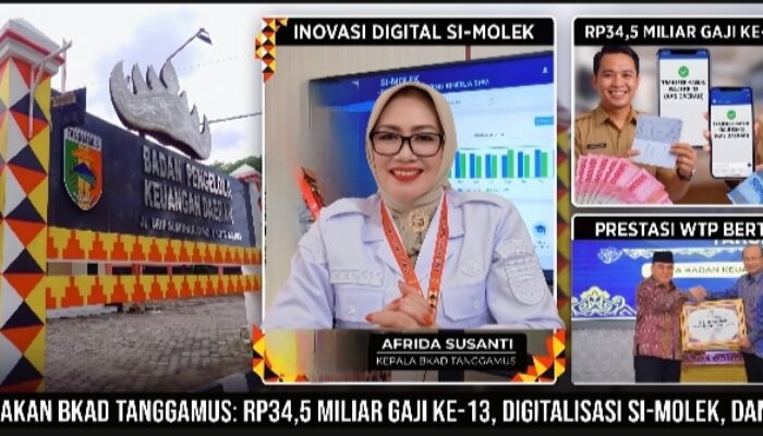 Afrida Susanti Pimpin BKAD Tanggamus Cairkan Rp34,5 Miliar Gaji ke-13, Luncurkan Inovasi Digital, hingga Menghadapi Badai Politik!