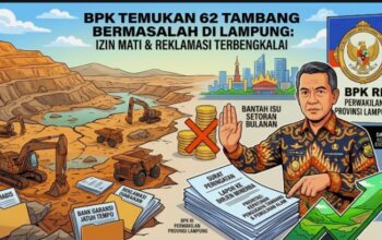 BPK Temukan 62 Tambang Bermasalah di Lampung, Kadis ESDM Blak-blakan Jawab Isu Setoran Bulanan'