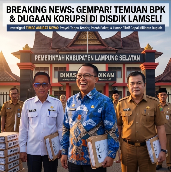 Dugaan Korupsi Disdik Lampung Selatan: Modus Pecah Paket Hingga Temuan BPK Capai Miliaran Rupiah