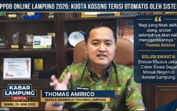 Disdikbud Lampung Pastikan Kuota Kosong PPDB 2026 Terisi Otomatis, Tutup Celah Jalur Belakang
