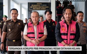 Dugaan Korupsi Pendataan PBB, Kejari Pringsewu Tahan Ali Alhamidi dan Andi Diono