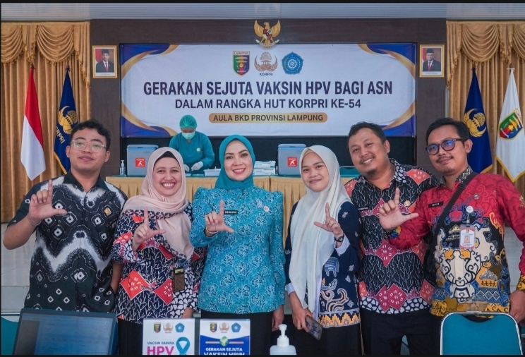 Lawan Ancaman Kanker Serviks, Purnama Wulan Sari Mirza Ajak Perempuan Lampung Tak Ragu Vaksin HPV