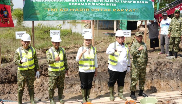 Lepas Dari Isolasi Perahu! Wagub Jihan Groundbreaking Jembatan Perintis Garuda Lampung Timur, Ekonomi & Sekolah Warga Makin Mulus