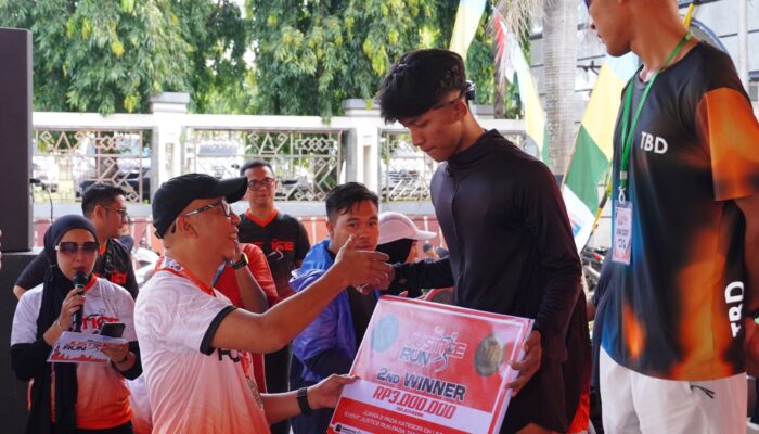 Ribuan Pelari Padati Justice Run 2026! Gubernur Mirza Gaungkan Semangat Keadilan Sosial dan Akses Infrastruktur Merata di Lampung