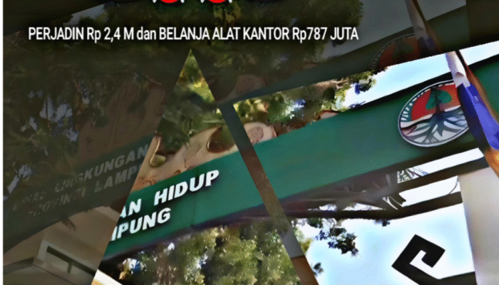 Alarm Korupsi di DLH Lampung, LSM Soroti Potensi Kerugian Negara Miliaran Rupiah