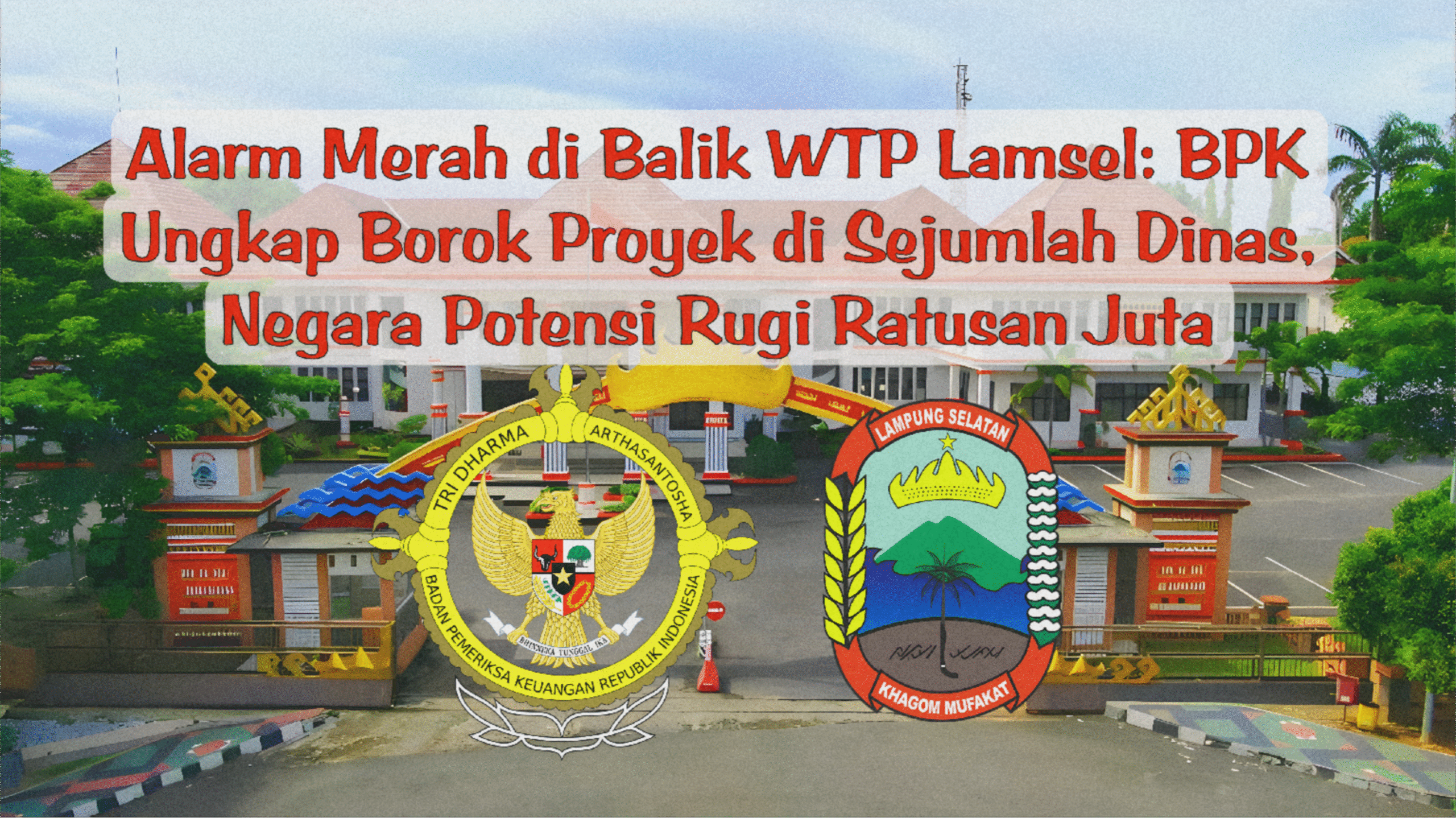 BPK Ungkap Borok Proyek di Sejumlah Dinas, Negara Potensi Rugi Ratusan Juta
