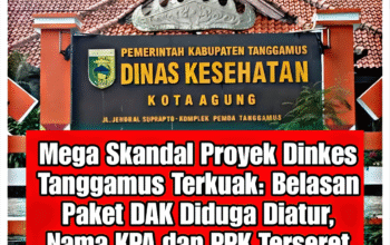 Mega Skandal Proyek Dinkes Tanggamus Terkuak