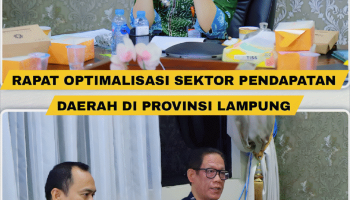 Pemprov Lampung Gelar Rapat Strategis, Sekda Marindo Minta Bapenda Genjot Optimalisasi Pendapatan Daerah