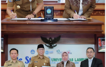 Perkuat Pembangunan Berbasis Riset, Pemprov Lampung dan Unila Teken Nota Kesepahaman Strategis