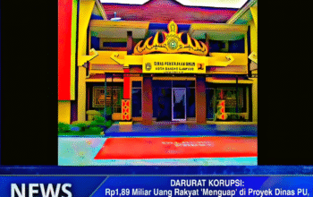 DARURAT KORUPSI: Rp1,89 Miliar Uang Rakyat ‘Menguap’ di Proyek Dinas PU, APH Didesak Segera Periksa Kepala Dinas Dedi Sutiyoso