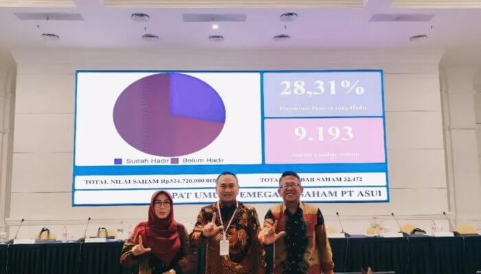 Wakili Gubernur, Plt. Kepala BPKAD Nurul Fajri Kawal Kepentingan Daerah di RUPST Askrida