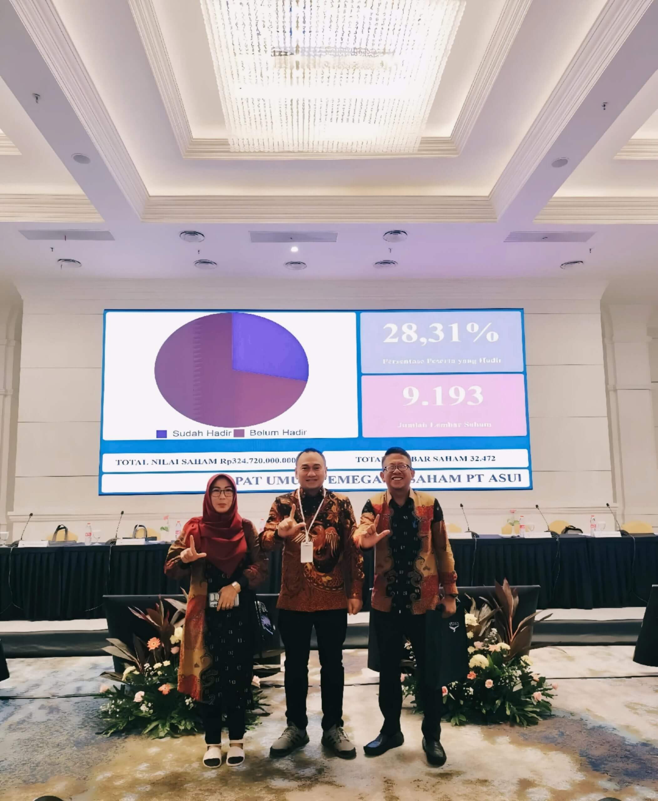 Wakili Gubernur Plt. Kepala BPKAD Nurul Fajri Kawal Kepentingan Daerah di RUPST Askrida scaled